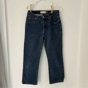 Women’s Cropped GAP Blue Bootcut Stretch Jeans Size 8